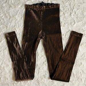 Jean Paul Gaultier Shimmering Brown Leggings
